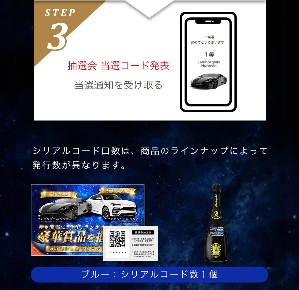 STEP.3/リアルコード１個